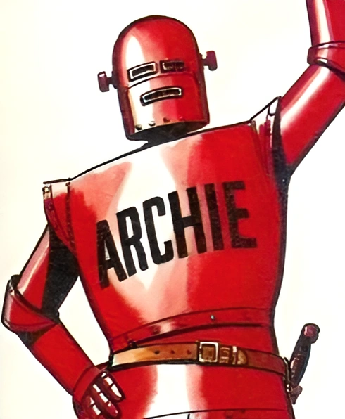 Une image de la BD rétro &ldquo;Archie the robot&rdquo;